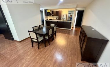 SUPER DEPARTAMENTO AMUEBLADO EN RENTA EN COLONIA NÁPOLES, MUY BIEN UBICADO