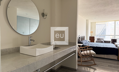 Penthouse con roof garden privado en renta en Polanco