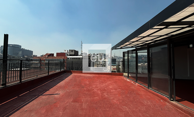 Penthouse con roof garden privado en renta en Polanco