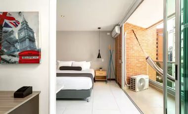 VENDE APARTAESTUDIO EL POBLADO MEDELLIN ✅