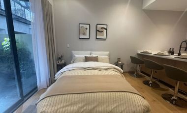 Departamento en Roma Norte con Balcon