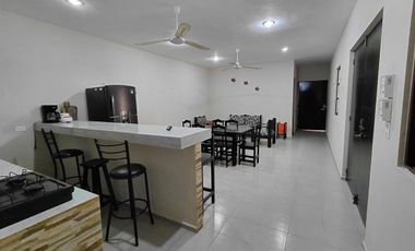 Casa amueblada y equipada con alberca en telchac puerto a 600m de la playa