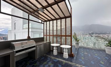 VENTA Suite con balcón vista frontal. Edificio OH- Gonzáles Suárez. CW