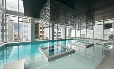 VENTA Suite con balcón vista frontal. Edificio OH- Gonzáles Suárez. CW