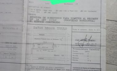 Departamento Tipo Casa en venta en Lanus Este