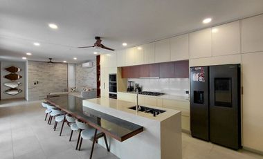 Casa de una planta en Temozón Norte, Soluna - 3 recámaras con alberca