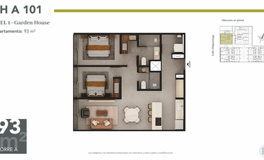 Departamento Garden House en Condesa