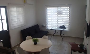 CASA EN RENTA MARSELLA 3 PLAYA DEL CARMEN, 2 HAB 1.5 BAÑOS.