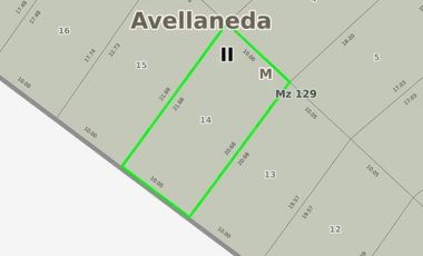 Terreno en Venta - 212m2 - Avellaneda