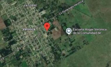 Casa en venta - 2 Dormitorios 1 Baño - Cochera - 488Mts2 - Verónica, Punta Indio