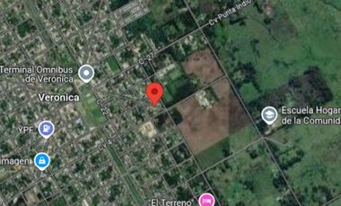 Casa en venta - 2 Dormitorios 1 Baño - Cochera - 488Mts2 - Verónica, Punta Indio