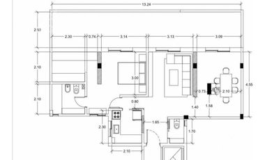 venta departamento 3 ambientes reciclado en Belgrano