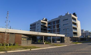 Venta departamento monoambiente en Condominios Botania Amenities seguridad y espacios verdes