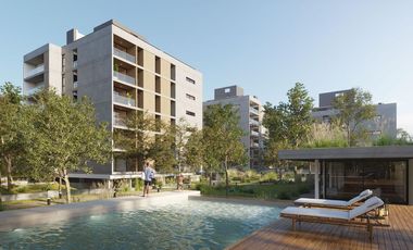 Venta departamento dos dormitorios Espacios verdes seguridad integral Condominios Botania