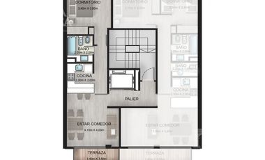 Venta Departamento 2 Ambientes a estrenar con cochera