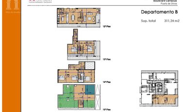 Departamento Venta con terraza y pileta propia Puerto de Olivos