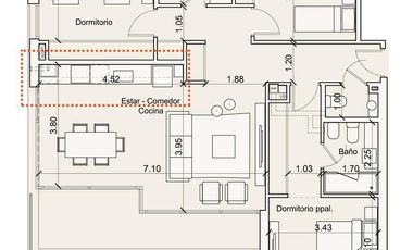 Departamento en venta 4 ambientes, Nuevo Quilmes Residencias -