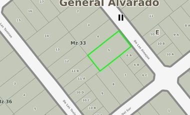 Lote / Terreno calle De Las Almejas entre Santa María y Cruz del Sur - Parquemar - Miramar