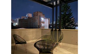 APARTAMENTO DUPLEX AMOBLADO CON TERRAZA EN ARRIENDO LAURELES ESTADIO