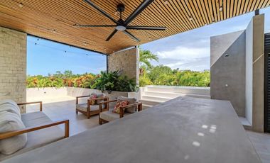 Villa en venta Tulum de 3 habitaciones con piscina privada, Ideal para AIRBNB o vivirla