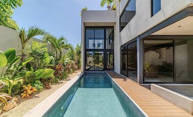 Villa en venta Tulum de 3 habitaciones con piscina privada, Ideal para AIRBNB o vivirla
