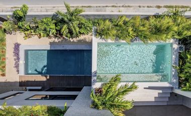 Villa en venta Tulum de 3 habitaciones con piscina privada, Ideal para AIRBNB o vivirla