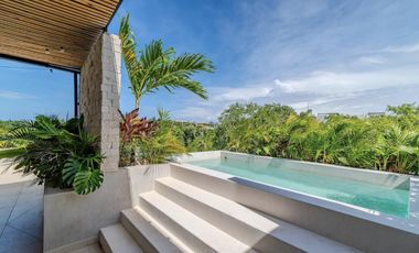 Villa en venta Tulum de 3 habitaciones con piscina privada, Ideal para AIRBNB o vivirla