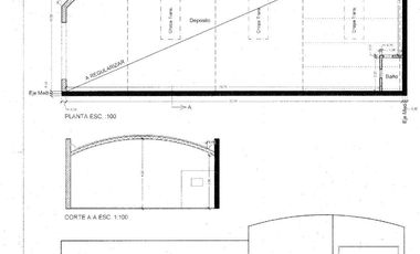 Galpón en España y Hospitales. a media cuadra de av segui