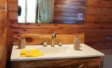 Hermosa cabaña en el Bosque de Mar de Cobo - lote 960m2