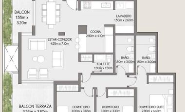 Departamento Premium en Bernal Centro - Torre 25 de Mayo - 4 Ambientes