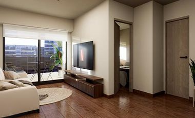 Departamento de un dormitorio con balcon