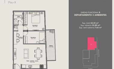 Departamento wilde dos ambientes en venta nuevo proyecto en pozo