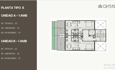 Venta Departamento 2 ambientes en Villa Urquiza a estrenar con baulera