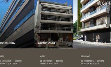 Venta Departamento 2 ambientes en Villa Urquiza a estrenar con baulera