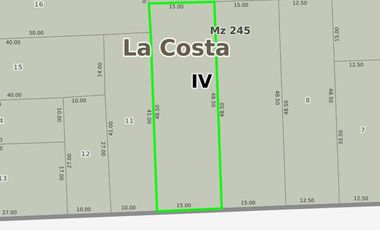 Terreno en venta - 728Mts2 - Mar del Tuyú