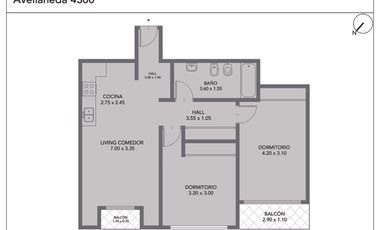 Venta - Departamento de 3 ambientes - Tablada / Lomas del Mirador - La Matanza