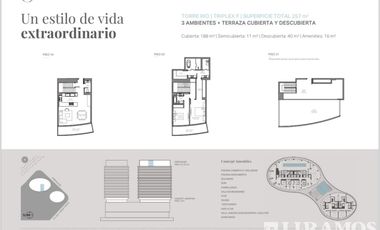 Departamento a estrenar de 4 amb   dependencia  en venta en   Infinity Towers - Olivos