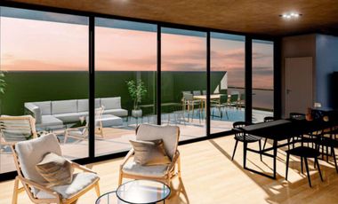 Departamento dos ambientes al frente con parrilla a la venta en Wilde