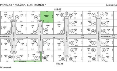 Lote en Venta - Pucará Los Búhos, Roldán