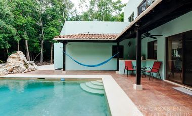 Preciosa casa en venta en Los Árboles Tulum