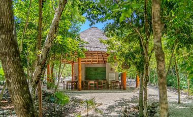 Casa en en venta en Akumal, 3 recámaras en residencial privada, jacuzzi y alberca privada.