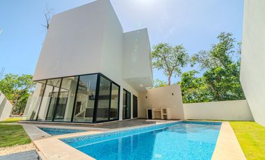 Casa en en venta en Akumal, 3 recámaras en residencial privada, jacuzzi y alberca privada.