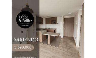 Cómodo depto. en arriendo en edificio Mondrian