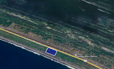 Terreno en Venta de 8 Ha Sobre Autopista Manzanillo Colima con Frente a la Playa