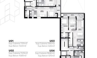 VENTA Departamento 2 dormitorios en Rosario