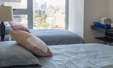 En Renta Departamento Amueblado En Benito Juárez, CDMX Con 3 Recámaras