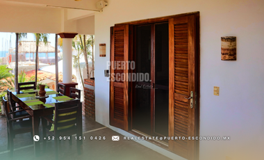 Impresionante casa con vistas al mar en Zicatela