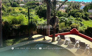 Impresionante casa con vistas al mar en Zicatela