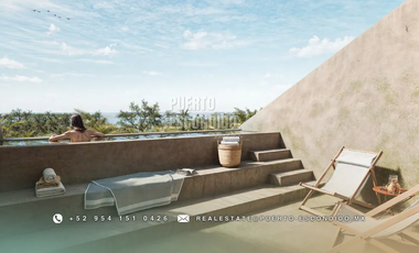 Villas Modernas con Terraza y Vista al Mar