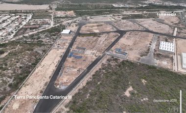 Vendo terreno Industrial de 1352.42 m² en Santa Catarina Nuevo Leon